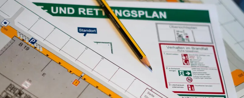Flucht- und Rettungsplan 