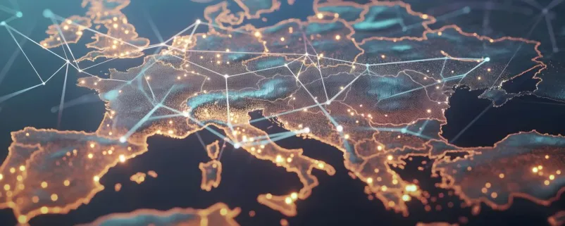 Europa bei Nacht