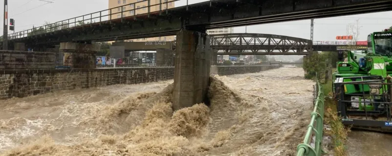 Hochwasser im Wienfluss