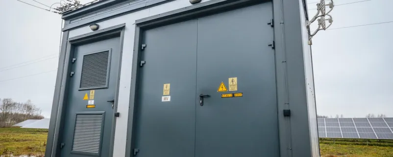 elektrische Umspannstation und Energieverteilungseinheit