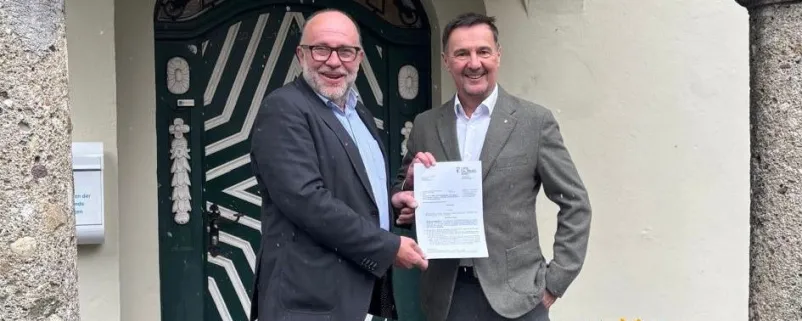Bürgermeister Otto Kloiber und Landesrat Martin Zauner