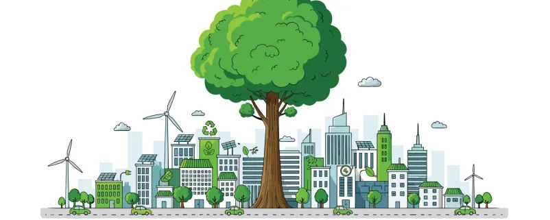 Symbolbild Klimawandel in der Stadt