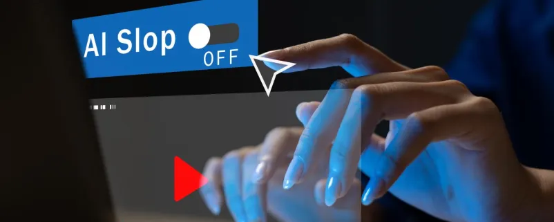 Symbol für AI Slop