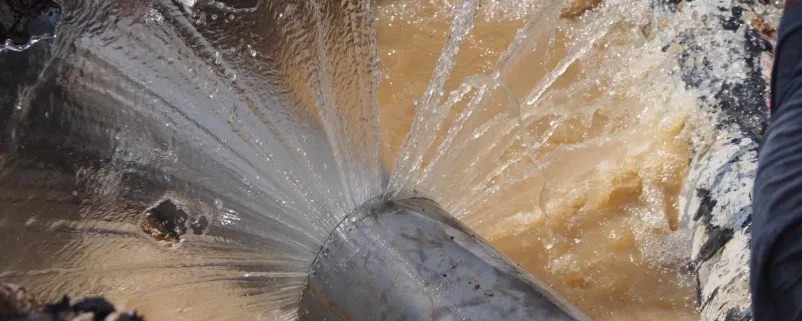 Wasserrohrbruch