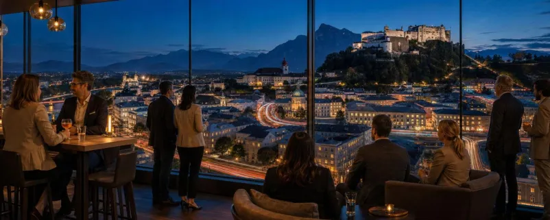 Blick auf Salzburg
