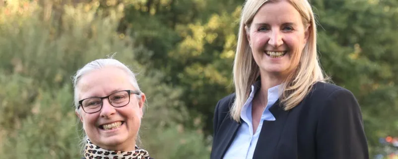  Bürgermeisterin Bettina Lancaster und Bürgermeisterin Daniela Kampfl
