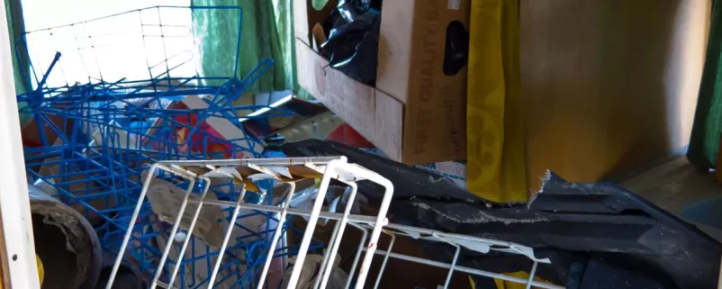 Die Messie-Problematik | Blick in eine Messie-Wohnung