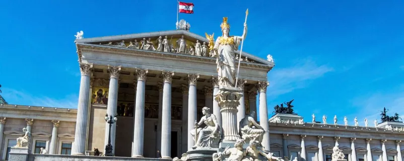 Bild vom österreichischen Parlament
