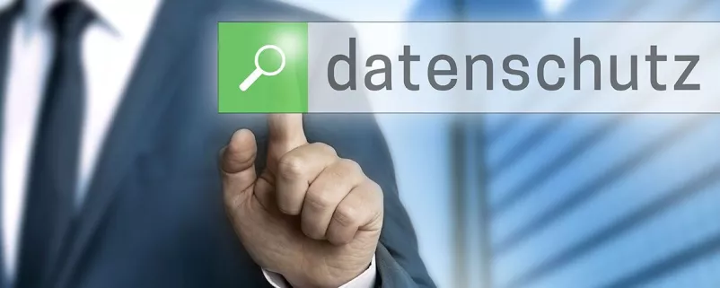 Digitale Datenschutz Taste