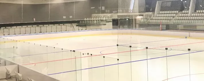 Eislaufhalle Innenaufnahme