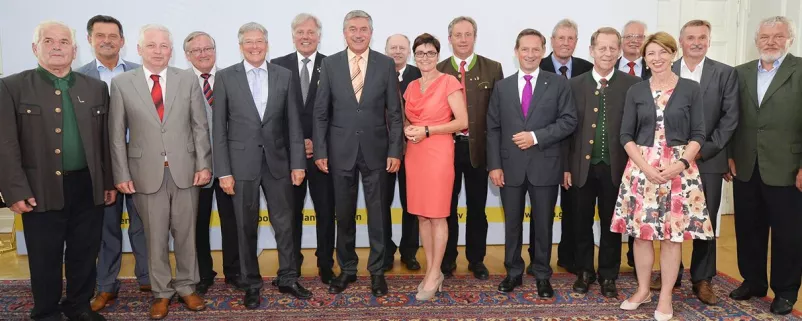 Bürgermeister bei einer Ehrungsveranstaltung