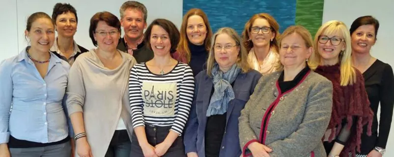 Gemeindemitarbeiterinnen bei einem Gruppenfoto