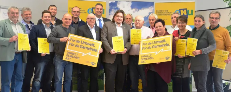 Umweltgemeinderäte aus NÖ beim Gruppenfoto