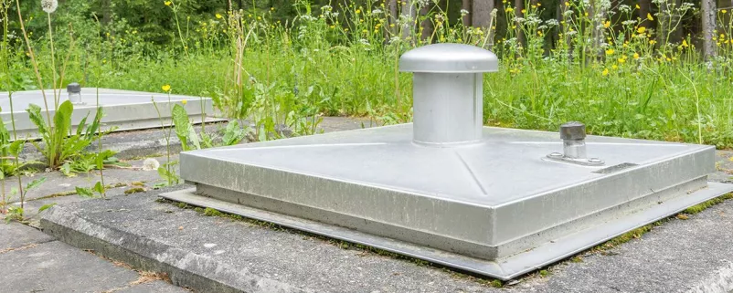 Bild von verschlossenem Brunnen