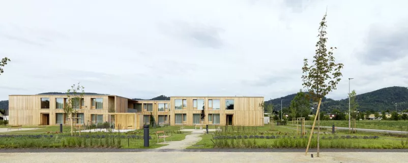 Rohbau eines Pflegeheims