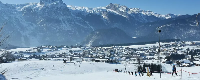 Winterliche Landschaft in Salzburg