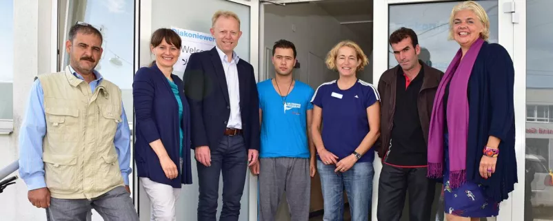 Verantwortliche der Diakonie und Kommunalpolitiker