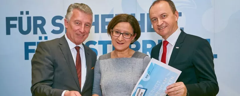 Mödlhammer, Mikl-Leitner und Kogler