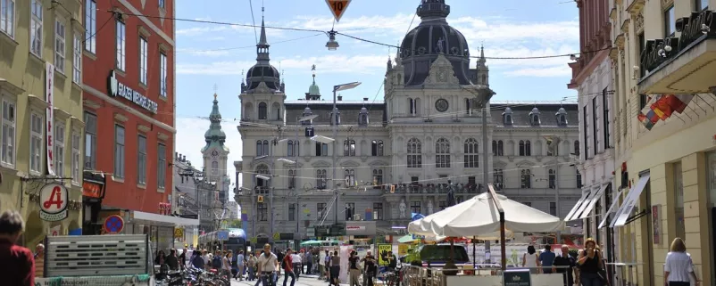 Ansicht der Grazer Innenstadt