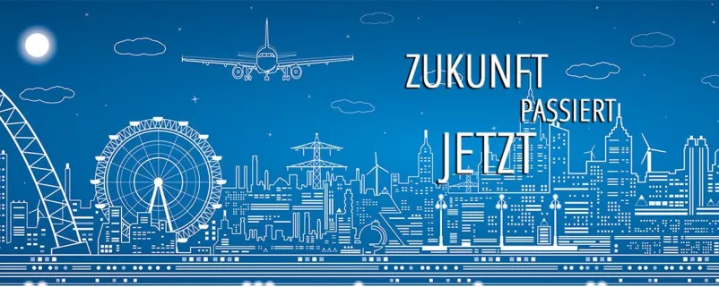 Plakat zu digitaler Zukunft