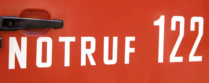 Darstellung Notrufnummer