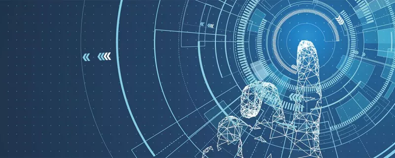 Symboldarstellung der virtuellen Welt
