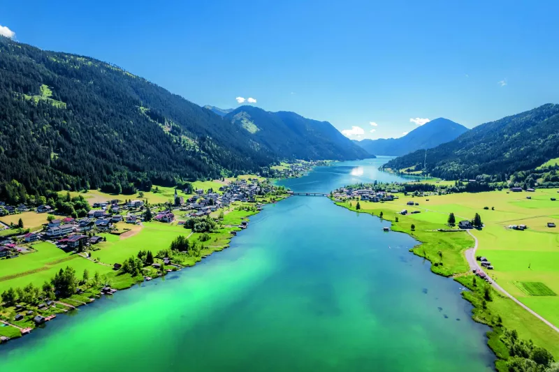 Blick auf den Weissensee