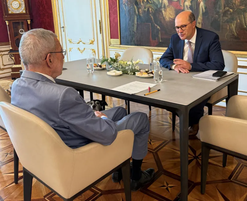 Alexander Van der Bellen und Hannes Pressl