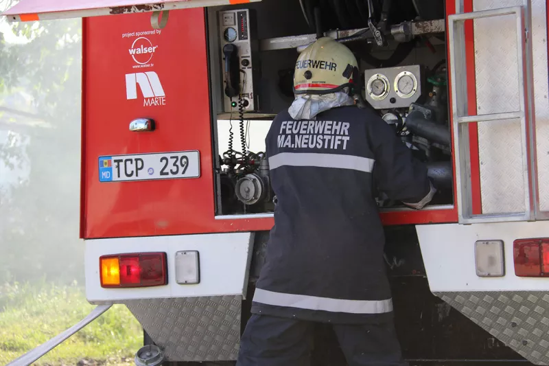 Feuerwehr in Moldawien