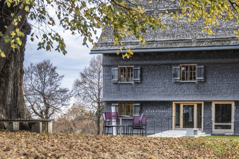 Der alte Pfarrhof in Sulzberg.