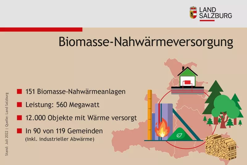 Grafik Biomasse in Salzburg