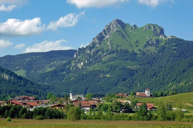 Blick auf Grän