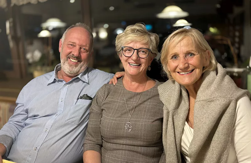 Josef Voithofer, Gundi Egger und Sonja Ottenbacher