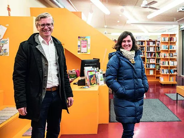 Thalgaus Bürgermeister John Grubinger und Vizebürgermeisterin Lisa Kirchdorfer.