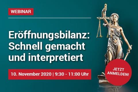 Eröffnungsbilanz berechnen