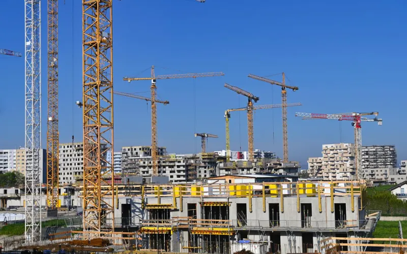 Baustelle in Wien