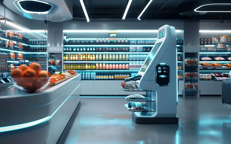 Supermarkt der Zukunft