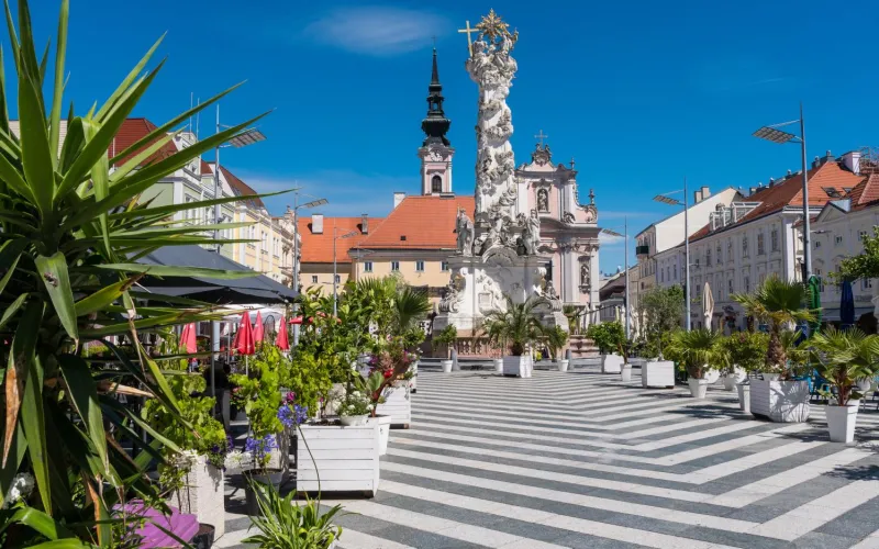 Rathausplatz in St. Pölten