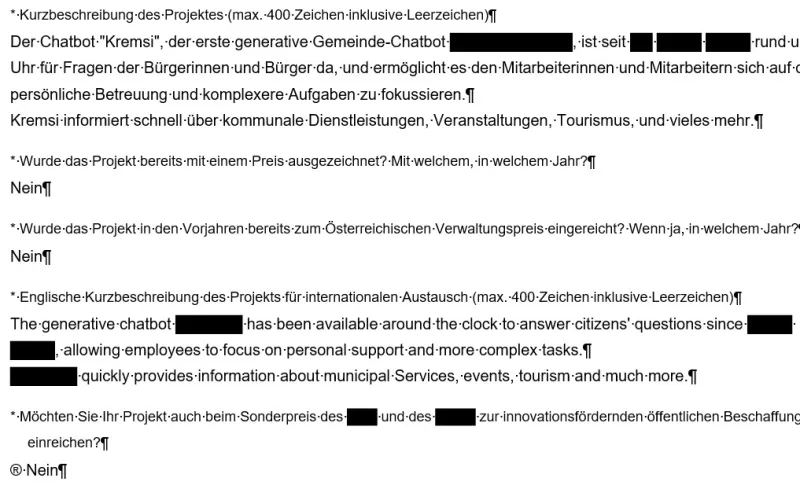 Schwärzen eines textes