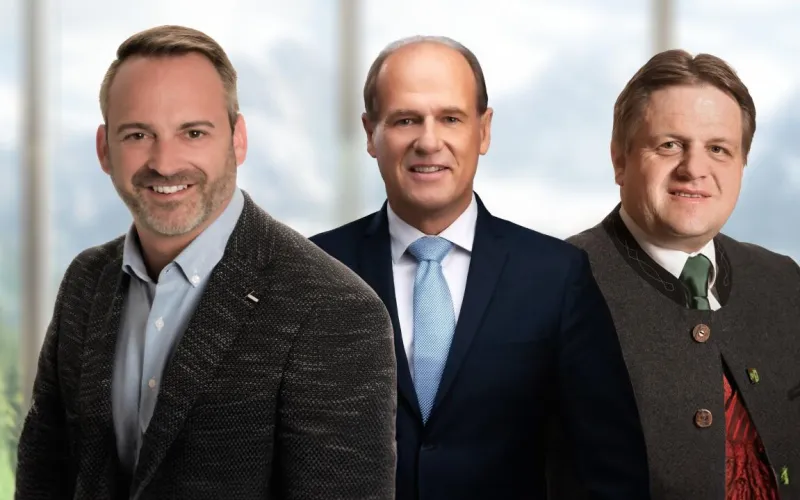 Günther Vallant, Christian Poglitsch und Gerhard Altziebler