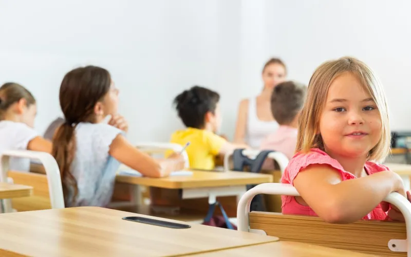 Mädchen in der Schule