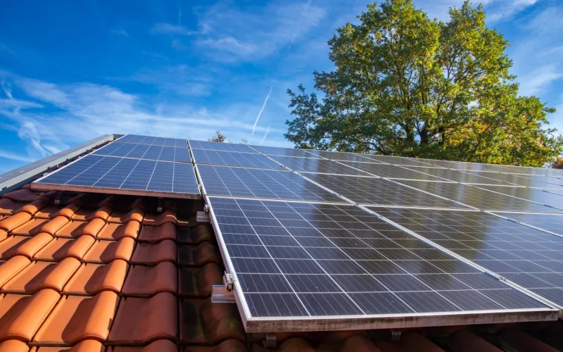 PV-Anlage auf einem Dach