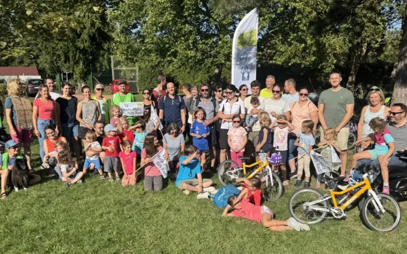 „Kiddical Mass“-Sternfahrt in Krems