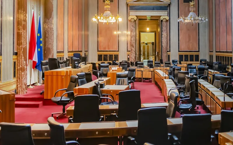 Bundesratssitzungssaal im Parlament