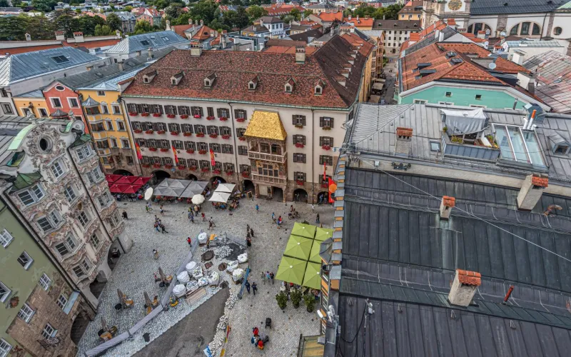 Innsbrucker Altstadt mit Goldenem Dachl