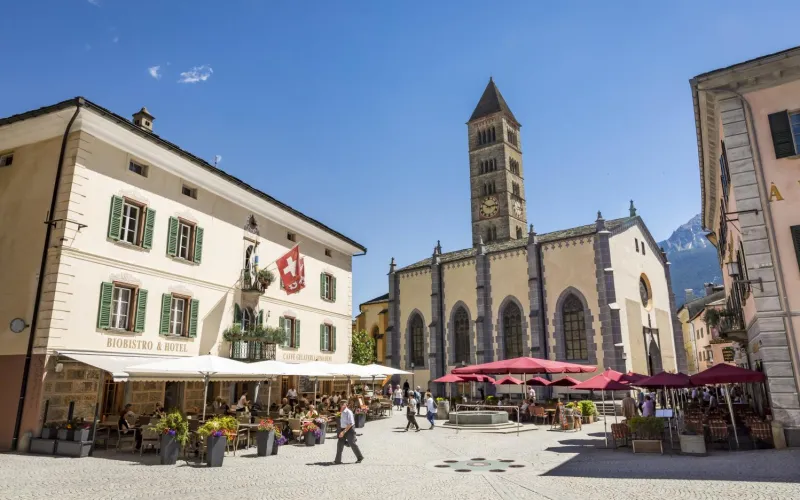 Piazza in Poschiavo