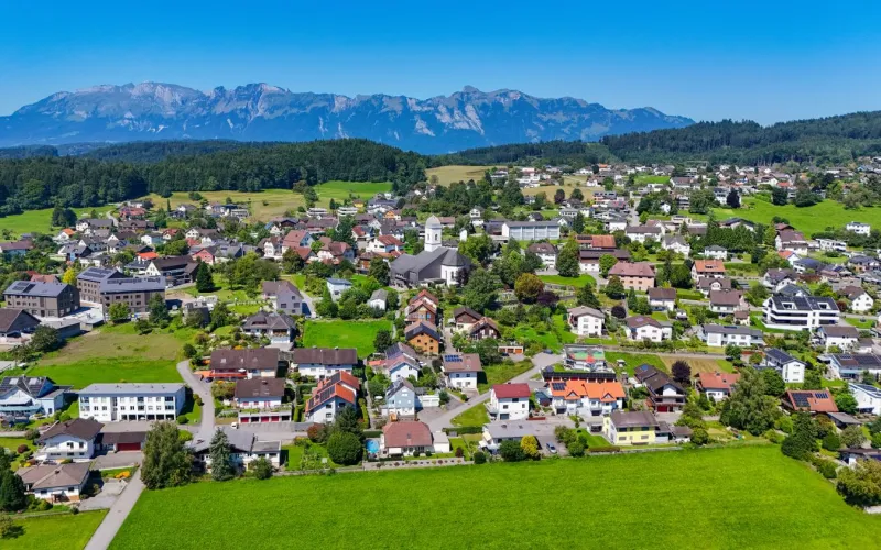 Blick auf Göfis