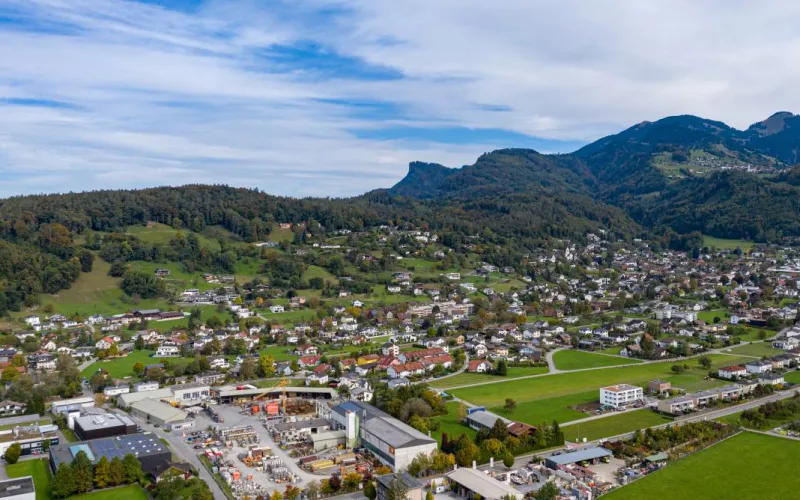 Blick auf die Gemeinde Klaus