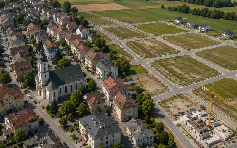 generierte Ansicht eines Ortes