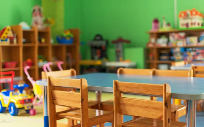 leerer Kindergarten